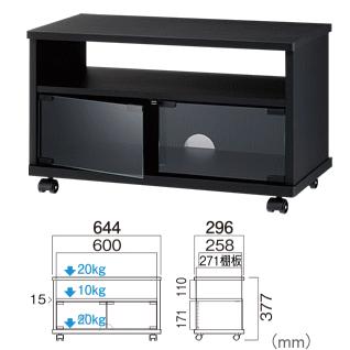 TV-SP640 22〜26V型対応小型テレビ台 ハヤミ工産 TIMEZ