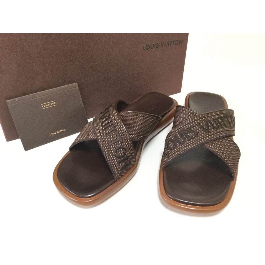 LOUIS VUITTON（ルイ・ヴィトン） メンズ サンダル キャンパス レザー