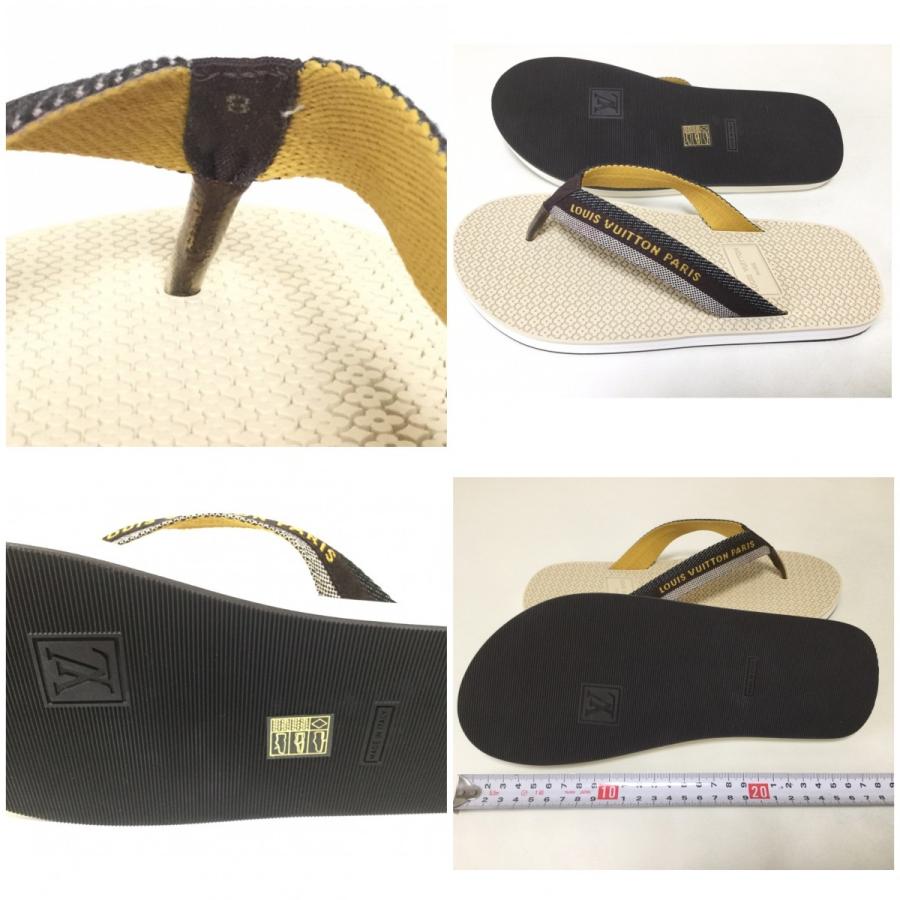 LOUIS VUITTON ルイヴィトン デニムライン メンズ ビーチサンダル 未