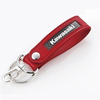 KAWASAKI カワサキ 純正 ハンガーキーホルダー 全3色 ブラック ブラウン レッド | カワサキ | 03