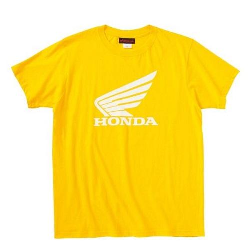 HONDA ホンダ 純正 ウイングTシャツ イエロー コットンTシャツ バイクTシャツ｜webmtr2｜04