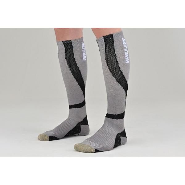 DAYTONA デイトナ 疲労軽減ソックス 全2色 31440/31441 ソックス 25〜27ｃｍ ロングツーリングも疲労軽減効果で快適！ | DAYTONA（バイク用品） | 01