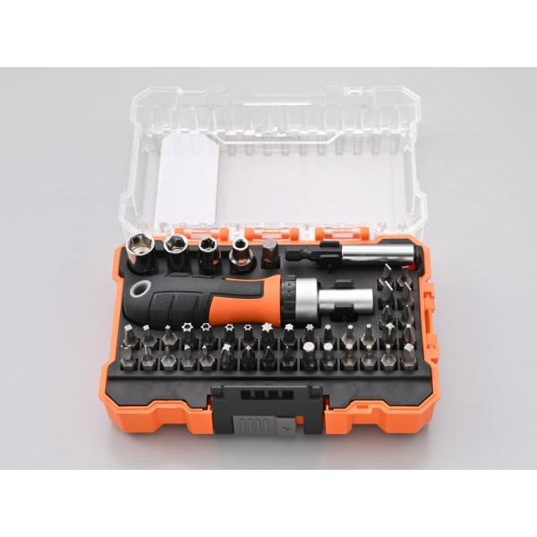 DAITONA デイトナ ミニツールセット 43ピース ラチェットドライバー付 工具セット DIY 61371 | DAYTONA（バイク用品） | 03