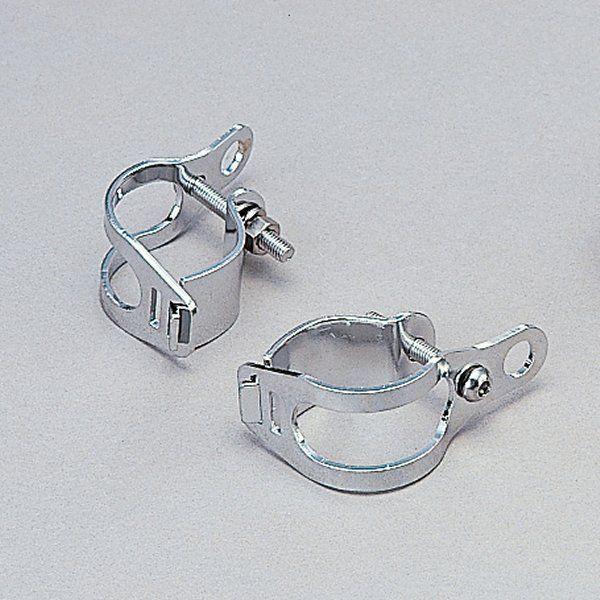 DAYTONA デイトナ ウインカー取付バンド スチール製 φ30〜φ39 クロームメッキ スチール 68073 | DAYTONA（バイク用品）