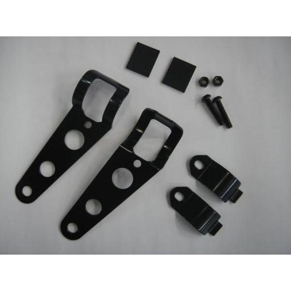 DAYTONA デイトナ ヘッドライトブラケット φ30〜39 スチール ブラック 汎用ライトステー 68077 | DAYTONA（バイク用品）