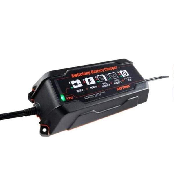 DAYTONA デイトナ スイッチングバッテリーチャージャー12V 回復微弱充電器 95027 バッテリー充電器 | DAYTONA（バイク用品） | 01