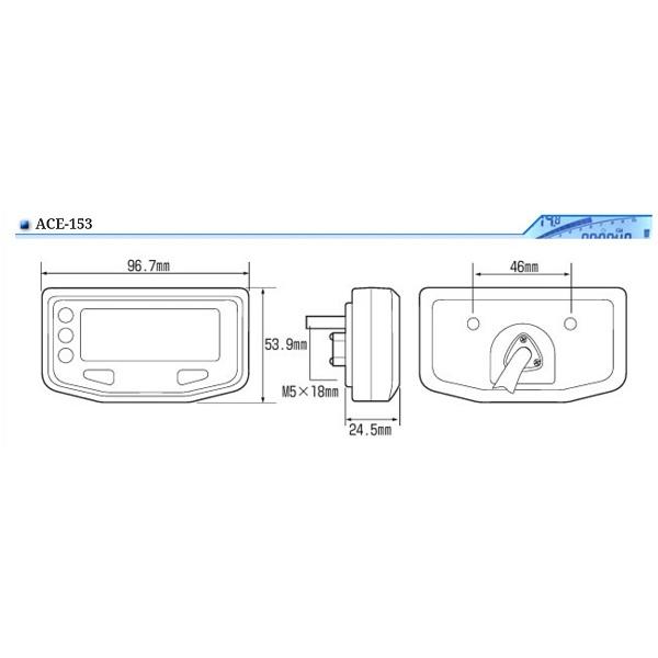 ACEWELL エースウェル 多機能デジタルメーター ACE-153 マルチメーター
