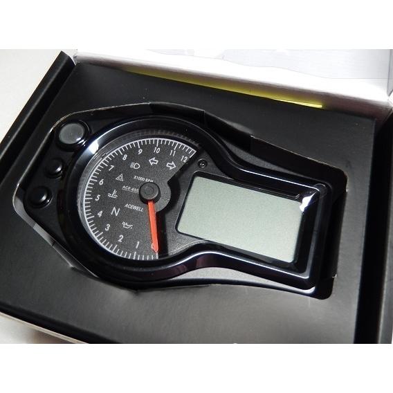 ACEWELL エースウェル 多機能針式タコメーター ACE-6552 12000rpm 針式