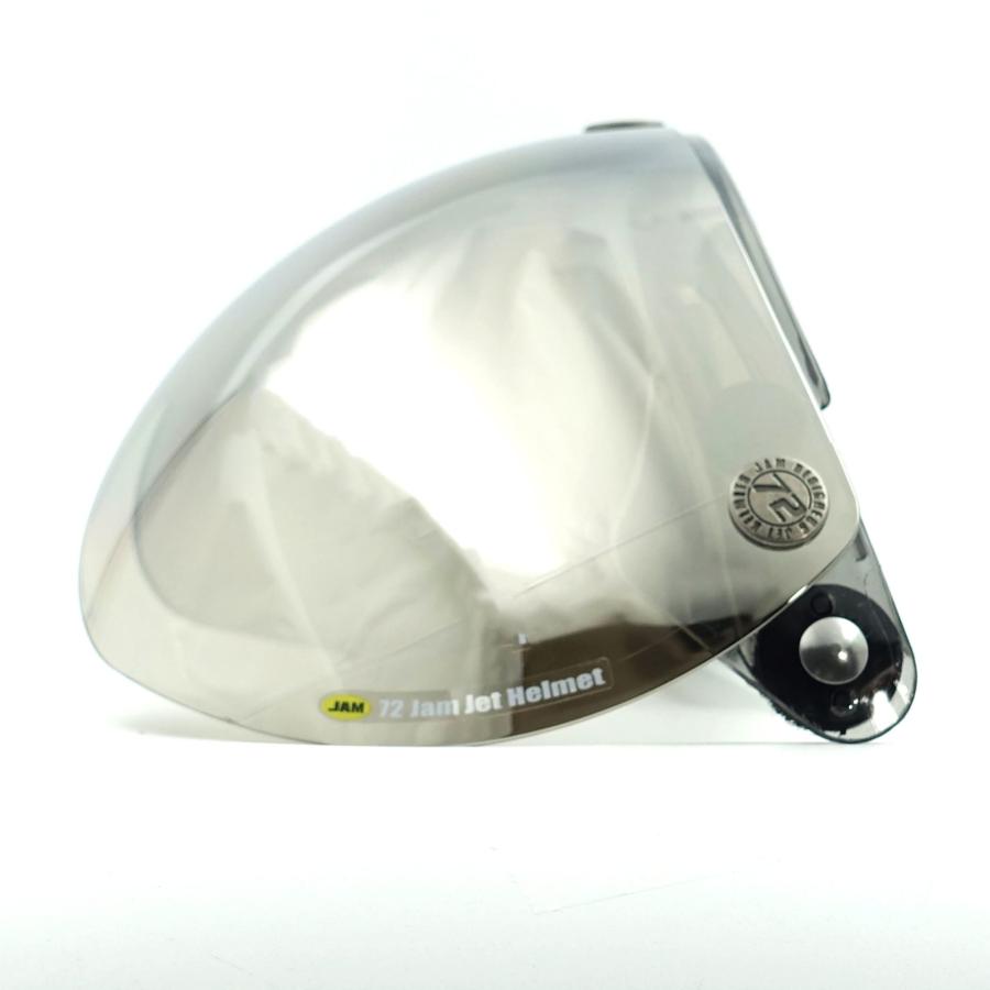 72JAM 回転ショートバブルシールド 全3色 アビエーションシールド パイロットシールド フラッシュミラークリア シャンパンゴールド ライトスモーク | 72JAM JET HELMET | 05