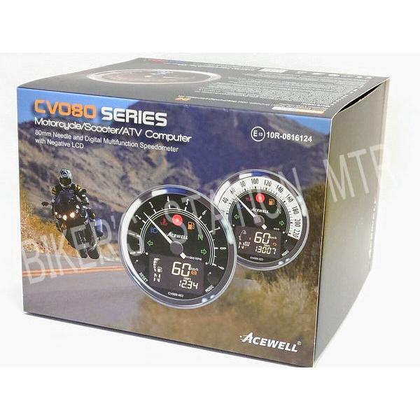 ACEWELL エースウェル 多機能デジタルスピードメーター タコメーター 80mm針式 CV080-400 CV080-500 CV080-600 選べるパネル | 