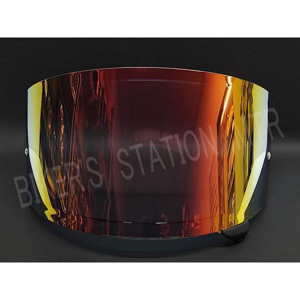 グラムスター山城EXTRASHOEI CPB-1Vシールドダークスモークレッド EXTRA SHIELD エキストラ CPB-1V メロースモークレッド ミラーシールド