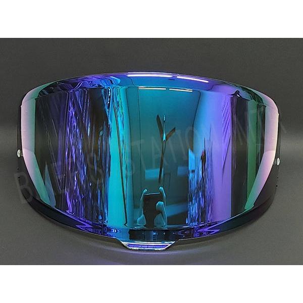 EXTRA SHIELD エキストラ CWR-F2 スモークブルーミラーシールド ピン