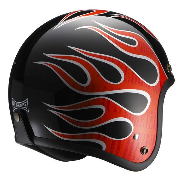 RIDEZ ライズインターナショナル LX FLAMEZ ジェットヘルメット 全2色