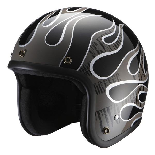 RIDEZ ライズインターナショナル LX FLAMEZ ジェットヘルメット 全2色