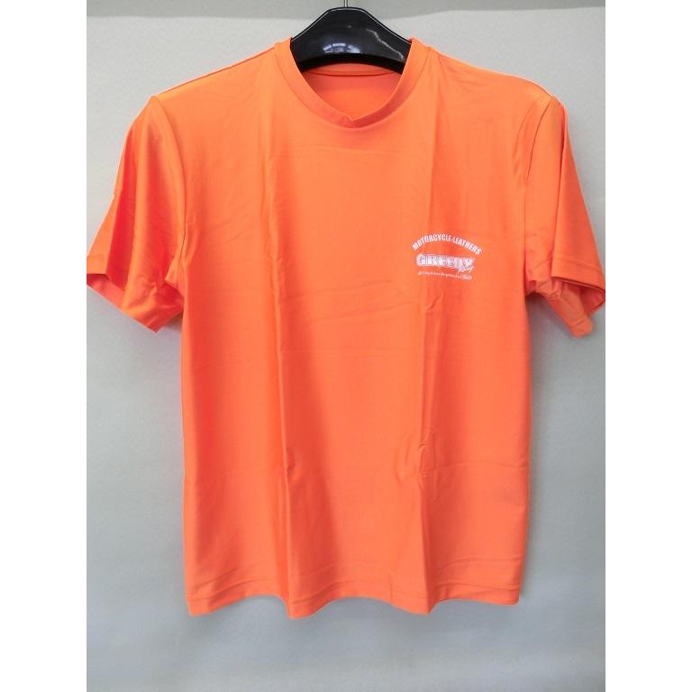 在庫処分 GREEDY GK-10 スポーツアンダーウエア クールインナーTシャツ オレンジ｜webmtr2