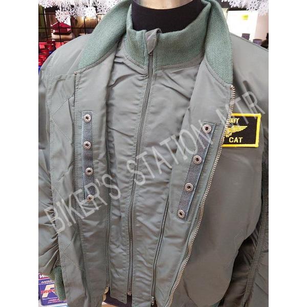 HOUSTON MA-1 ライディングジャケット HTVA-2021W Mカーキ HOUSTON（ヒューストン） 期間限定プレゼント付き！ HTVA-2321W MA-1