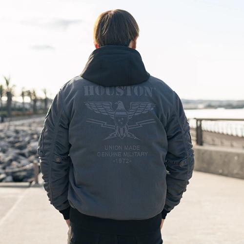 HOUSTON（ヒューストン） HTVA-2621S MA-1 メッシュジャケット
