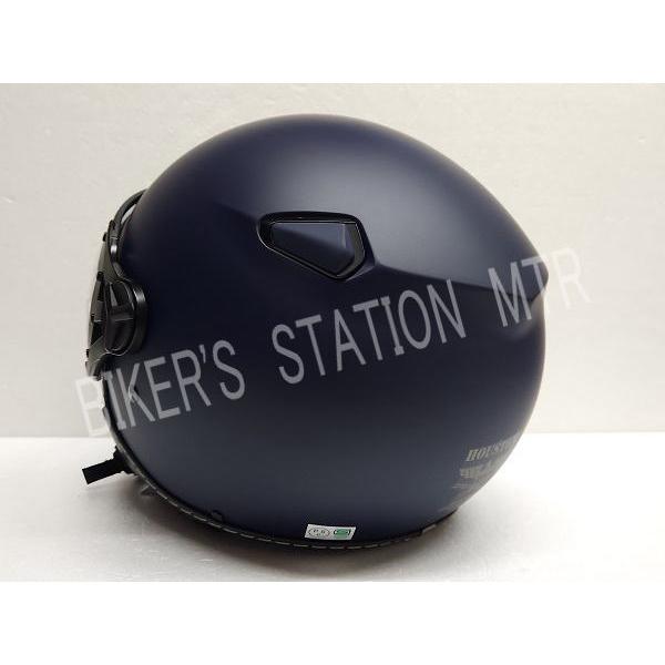 スピード発送 HOUSTON ヒューストン HTVH-2401 パイロットジェットヘルメット マットネイビー フリーサイズ インナーバイザージェットヘルメット