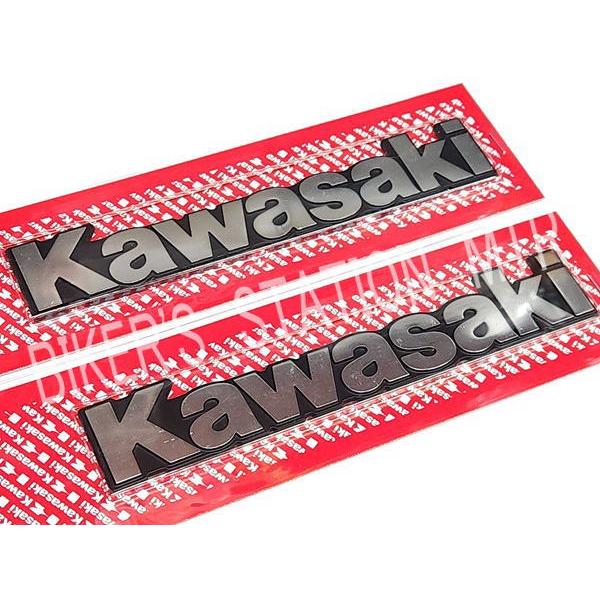 カワサキ（Kawasaki） 純正 タンクエンブレム Sサイズ 全2色 クローム