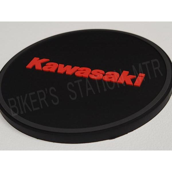 RAZER5点グッズ、ラバーコースター カワサキ（Kawasaki） 純正 ラバーコースター 2枚セット 忍者くん