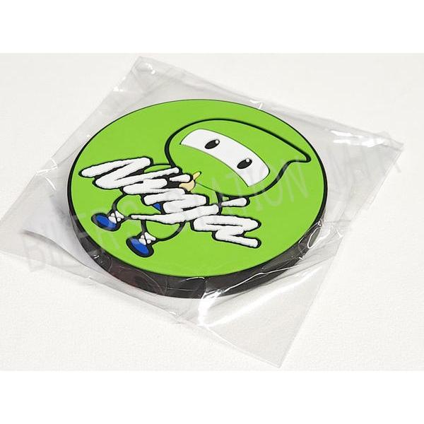 RAZER5点グッズ、ラバーコースター カワサキ（Kawasaki） 純正 ラバーコースター 2枚セット 忍者くん