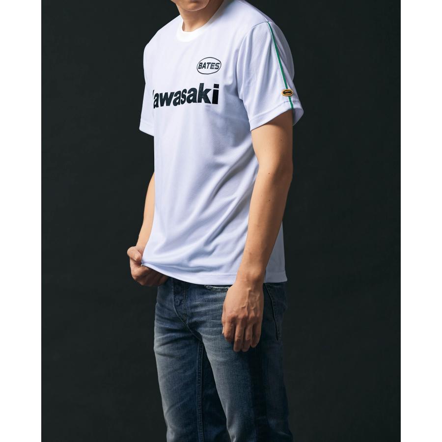 送料込！　カワサキ　ベイツ　コラボ　クールテック　Tシャツ　ブラック　Mサイズ カワサキ KAWASAKI 純正 BATES ベイツ コラボ COOL-TEX クール