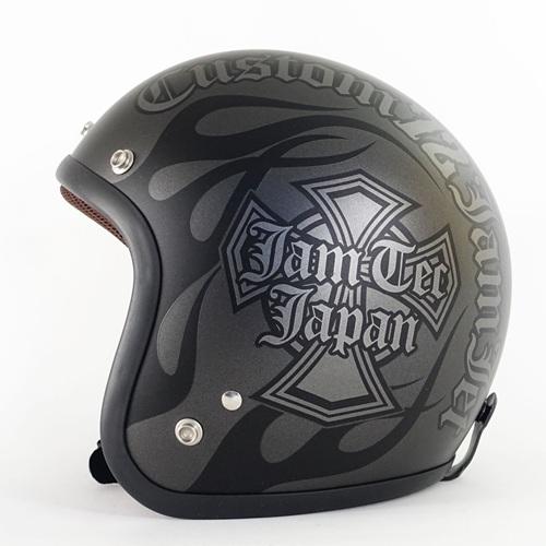 セール価格　72JAM　JJ-31L　ジェットヘルメット 　ガンメタ　XLサイズ 72JAM JET HELMET 72JAM JJ-31 JJ-31L ジェットヘルメット New Cross