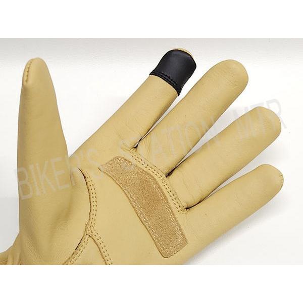 KUSHITANI クシタニ K5368 ステアグローブ レザーグローブ 春秋グローブ バイク用グローブ ブラック ベージュ | クシタニ | 11