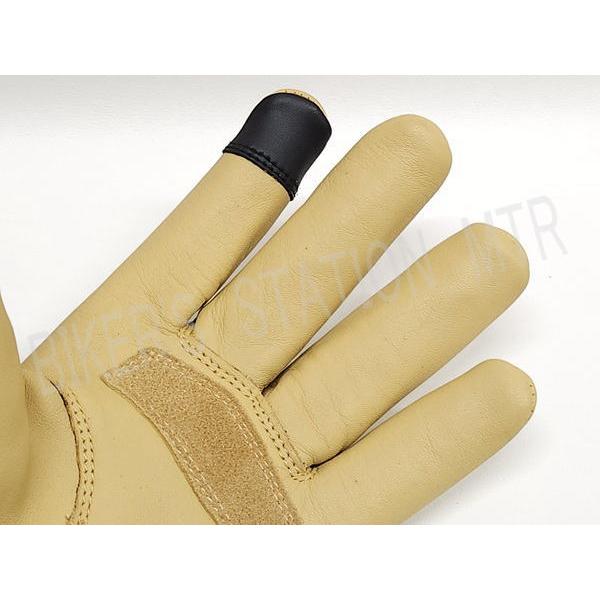 KUSHITANI クシタニ K5368 ステアグローブ レザーグローブ 春秋グローブ バイク用グローブ ブラック ベージュ | クシタニ | 12