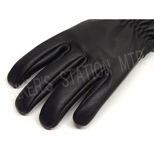 KUSHITANI クシタニ K5368 ステアグローブ レザーグローブ 春秋グローブ バイク用グローブ ブラック ベージュ | クシタニ | 02