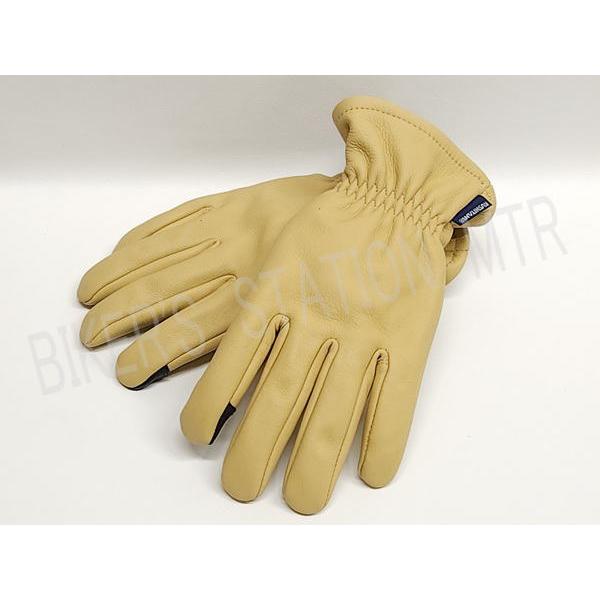 KUSHITANI クシタニ K5368 ステアグローブ レザーグローブ 春秋グローブ バイク用グローブ ブラック ベージュ | クシタニ | 08