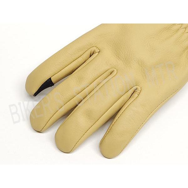 KUSHITANI クシタニ K5368 ステアグローブ レザーグローブ 春秋グローブ バイク用グローブ ブラック ベージュ | クシタニ | 09