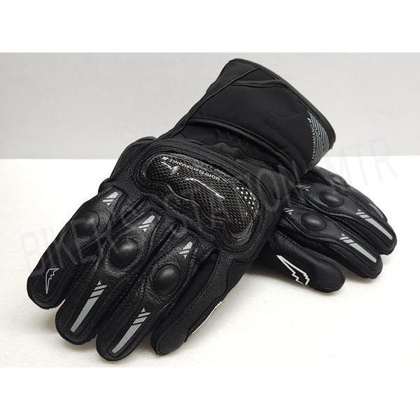 クシタニ K-5584 GPゼストウインターグローブ Ｌ ブラック/グレー 秋冬 操作性抜群な冬グローブ！KUSHITANI GP-ZEST WINTER GLOVES｜バイク乗