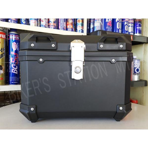 バイク用 リアボックス RX-45 軽量 大容量 45L 防水 バイクボックス ハードケース ハードタイプ 取り付けベース付き 簡単取付 配達 ツーリング キャンプ |  | 01