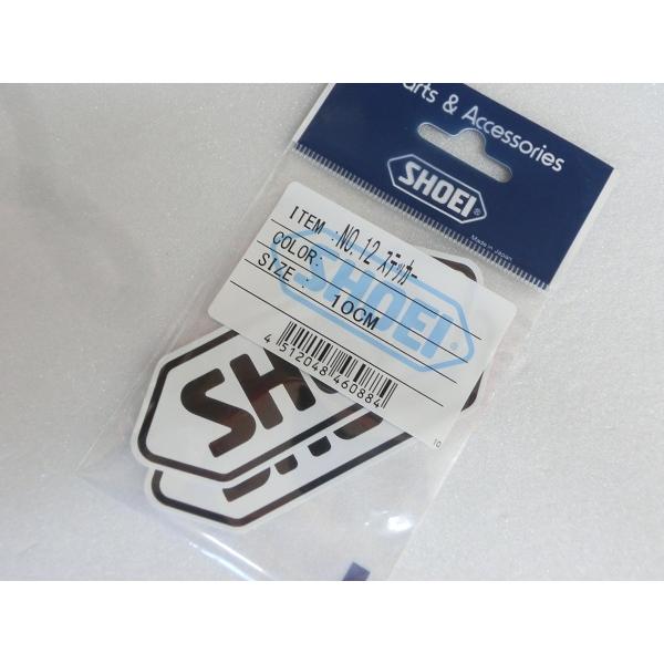 SHOEI ショウエイ 純正 ナンバー12 NO.12 ステッカー ヘルメット
