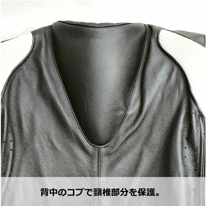 在庫限りのセール SPEED SOUND スピードオブサウンド SOS-18 革ツナギ ホワイトレッド MFJ公認 レザースーツ 選べる16サイズの画像
