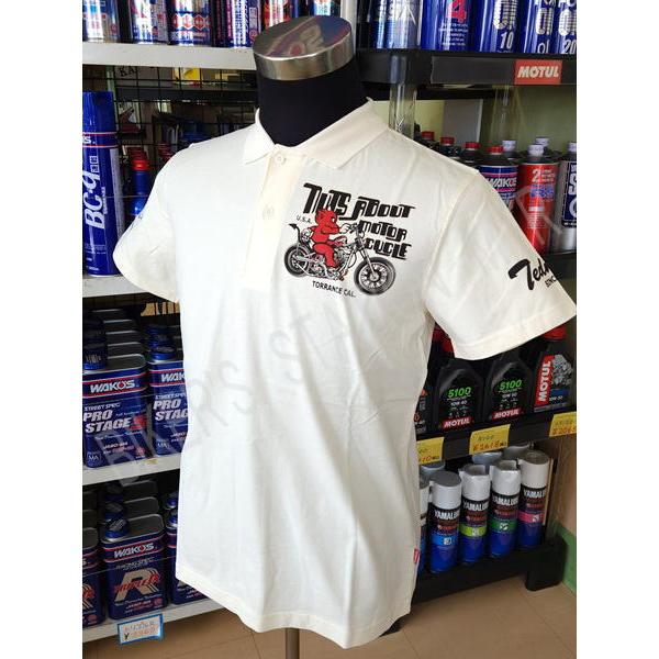 数量限定 セールプライス TEDMAN テッドマン TMSP-300 天竺抜染ポロシャツ ポロシャツ 半袖 エフ商会 GUT'S ABOUT MOTOR CYCLE ブラック ホワイト | TEDMAN | 11