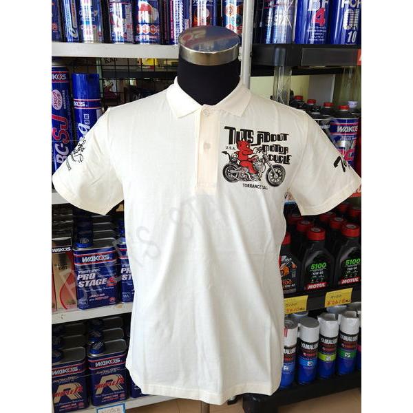 数量限定 セールプライス TEDMAN テッドマン TMSP-300 天竺抜染ポロシャツ ポロシャツ 半袖 エフ商会 GUT'S ABOUT MOTOR CYCLE ブラック ホワイト | TEDMAN | 12