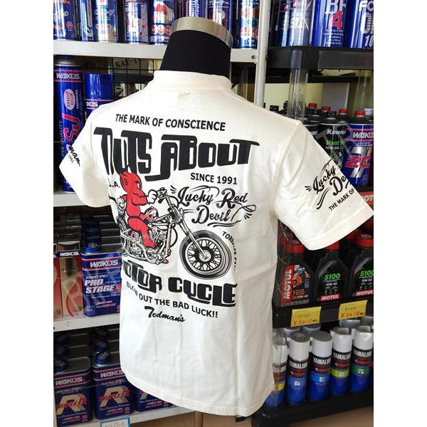 数量限定 セールプライス TEDMAN テッドマン TMSP-300 天竺抜染ポロシャツ ポロシャツ 半袖 エフ商会 GUT'S ABOUT MOTOR CYCLE ブラック ホワイト | TEDMAN | 14