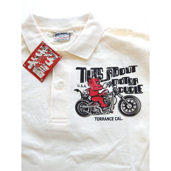 数量限定 セールプライス TEDMAN テッドマン TMSP-300 天竺抜染ポロシャツ ポロシャツ 半袖 エフ商会 GUT'S ABOUT MOTOR CYCLE ブラック ホワイト | TEDMAN | 16