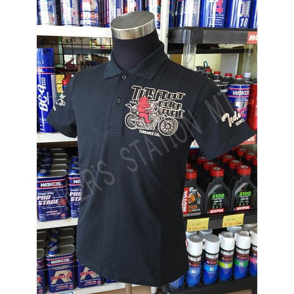 数量限定 セールプライス TEDMAN テッドマン TMSP-300 天竺抜染ポロシャツ ポロシャツ 半袖 エフ商会 GUT'S ABOUT MOTOR CYCLE ブラック ホワイト | TEDMAN | 01