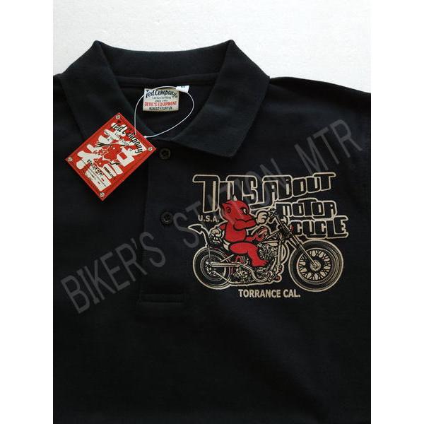 数量限定 セールプライス TEDMAN テッドマン TMSP-300 天竺抜染ポロシャツ ポロシャツ 半袖 エフ商会 GUT'S ABOUT MOTOR CYCLE ブラック ホワイト | TEDMAN | 06