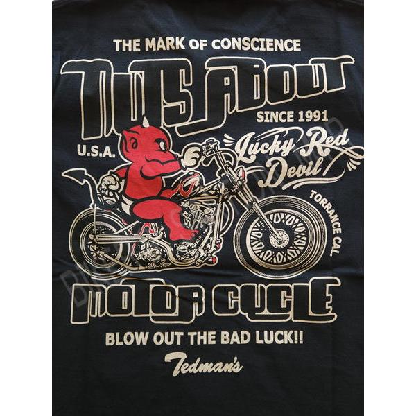 数量限定 セールプライス TEDMAN テッドマン TMSP-300 天竺抜染ポロシャツ ポロシャツ 半袖 エフ商会 GUT'S ABOUT MOTOR CYCLE ブラック ホワイト | TEDMAN | 07