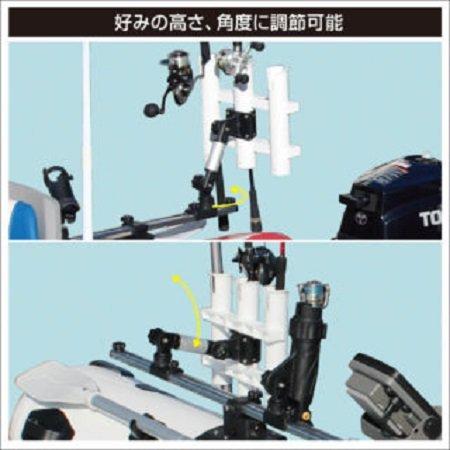 取り寄せ品　BMOジャパン　3連ロッドホルダー（縦スライダーセット）_1