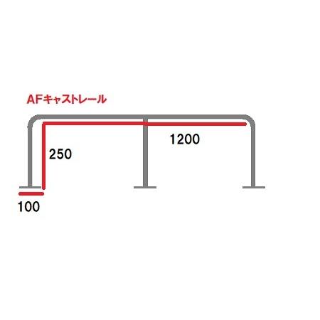 AFボート×リガーマリン サイドキャストレール1200×250　2本　キャスティングレール　ボートレール_1