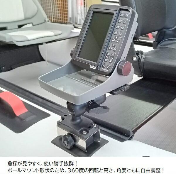 AFボート AF魚探マウント IF用ステンベース付き ゴムボート : AFボート