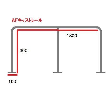 AFボート AFボート×リガーマリン AFサイドキャストレール1800 AFボート AFボート×リガーマリン AFサイドキャストレール1800