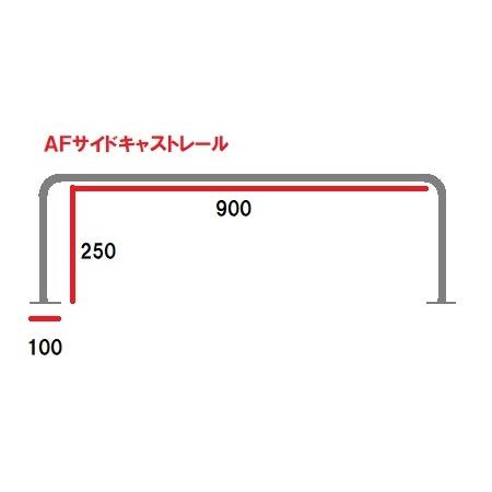 AFボート AFボート×リガーマリン AFサイドキャストレール900 AFボート AFボート×リガーマリン AFサイドキャストレール900