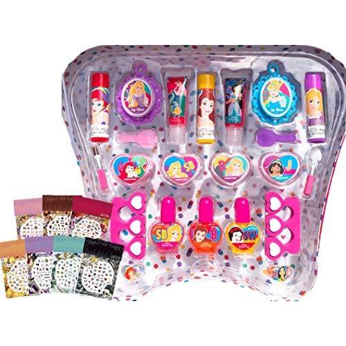 ディズニー プリンセス Disney Princess コスメセット 30点 ネイルシール付き キッズ用 化粧品 メイクアップセット キッズコスメ 子供用 女の子 |  | 05