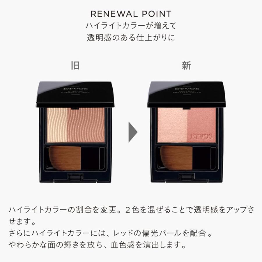 ETVOS（エトヴォス） ミネラルプレストチーク SPF20 PA++ #カッパー